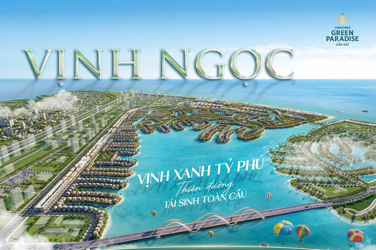 Chung cư Vinhomes Cần Giờ có view biển và view hồ Lagoon rộng 800ha