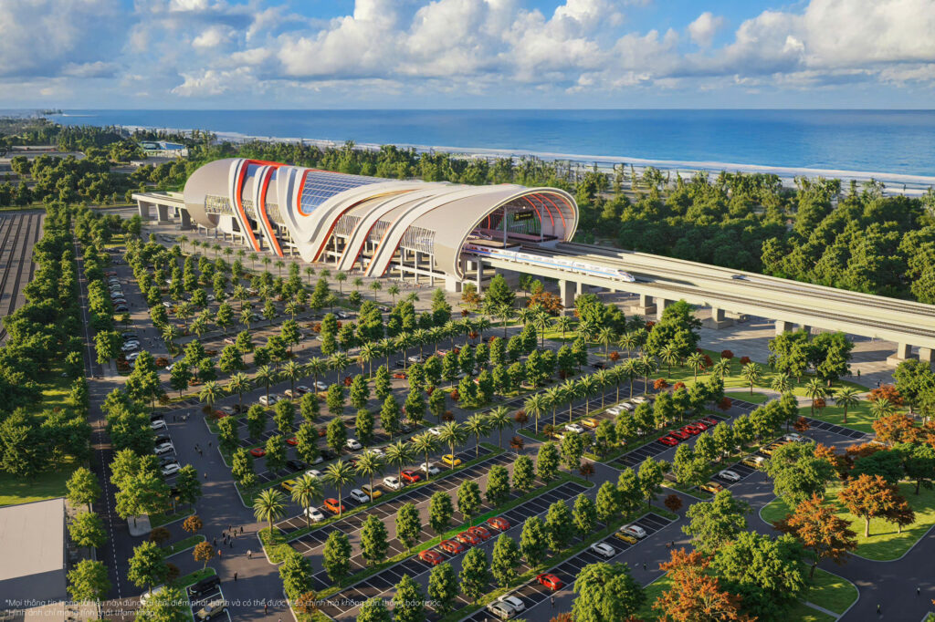 Bãi giữ xe ga metro Cần Giờ toạ lạc tại khu đất 39ha tiếp giáp dự án khu đô thị du lịch lấn biển Cần Giờ