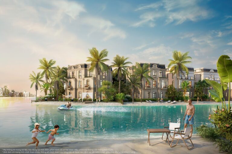 Biệt thự phong cách châu Âu tại Vịnh Tiên là lựa chọn sống thượng lưu hiếm có. Bãi biển riêng ngay sau nhà biến mỗi căn biệt thự thành một ốc đảo khép kín nhưng vẫn kết nối hoàn hảo với tiện ích liền kề.